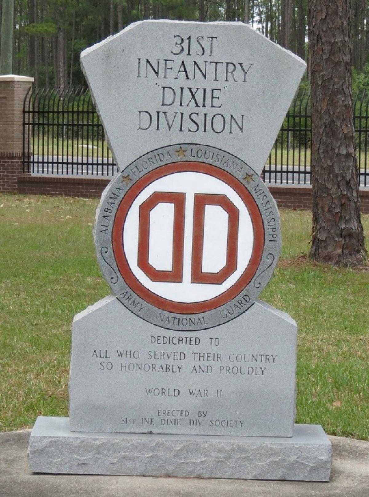 OK, Grove, Headstone Symbols and Meanings, U. S. Army 31st Infantry (Dixie Division)
