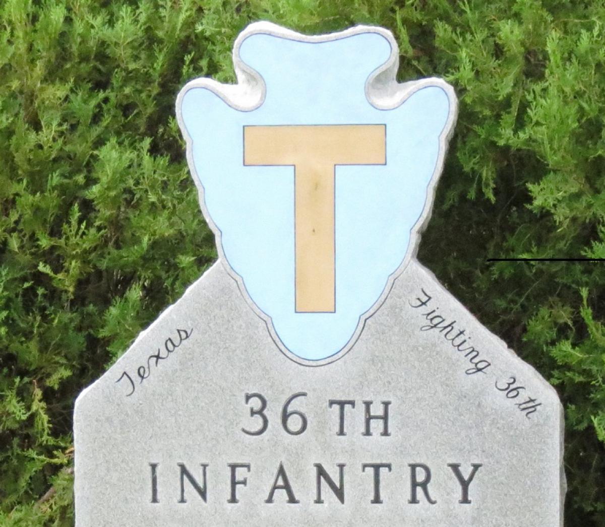 OK, Grove, Headstone Symbols and Meanings, U. S. Army 36th Infantry Division (Lone Star)