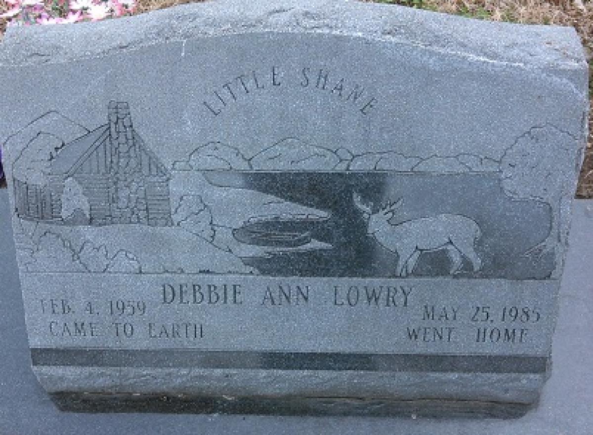 OK, Grove, Buzzard Cemetery, Lowry, Debbie Ann Headstone
