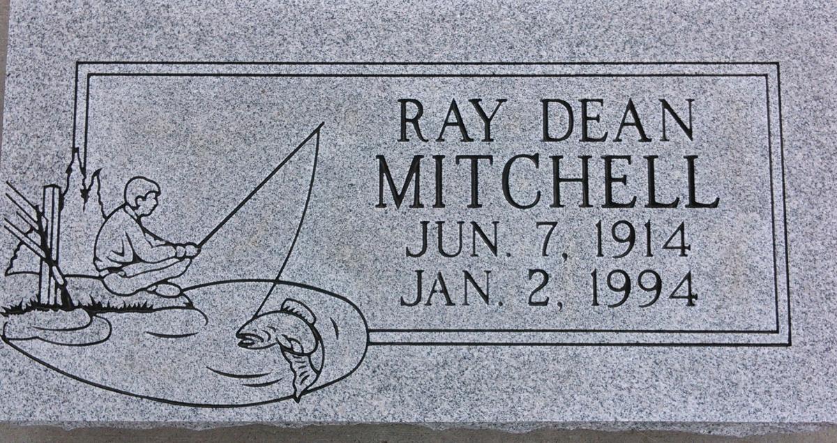 OK, Grove, Buzzard Cemetery, Mitchell, Ray Dean Headstone