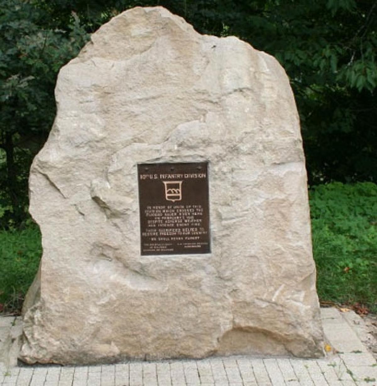 OK, Grove, Headstone Symbols and Meanings, U. S. Army 80th Infantry Division (Blue Ridge)