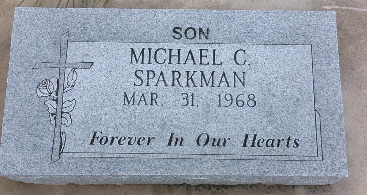 OK, Grove, Buzzard Cemetery, Sparkman, Michael C. Headstone