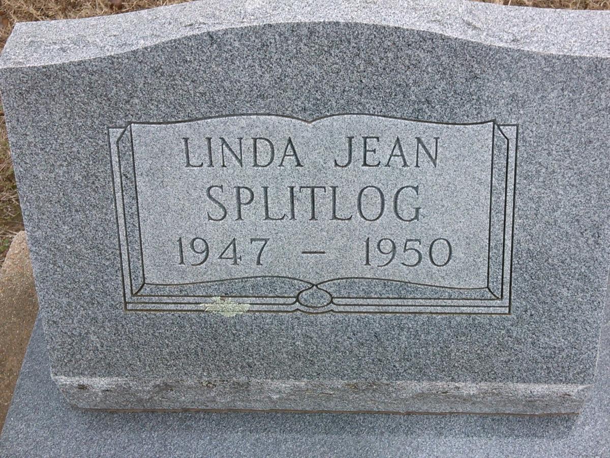 OK, Grove, Buzzard Cemetery, Splitlog, Linda Jean Headstone