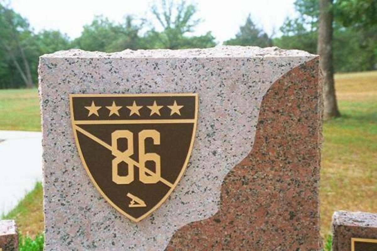 OK, Grove, Headstone Symbols and Meanings, U. S. Army 86th Chemical Mortar Battalion (The Lobster)