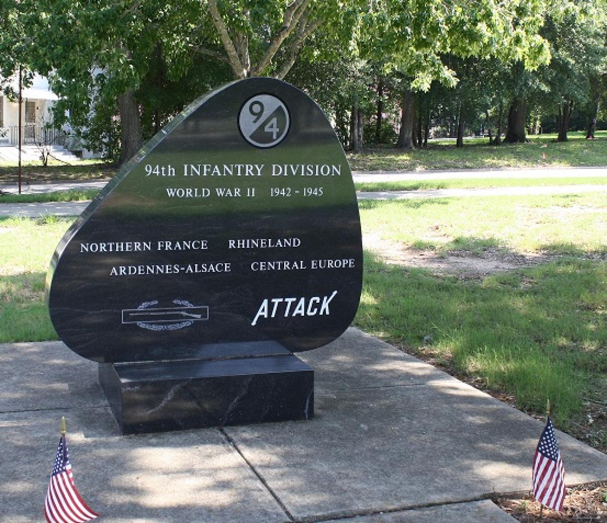 OK, Grove, Headstone Symbols and Meanings, U. S. Army 94th Infantry Division  (Neuf Cats)