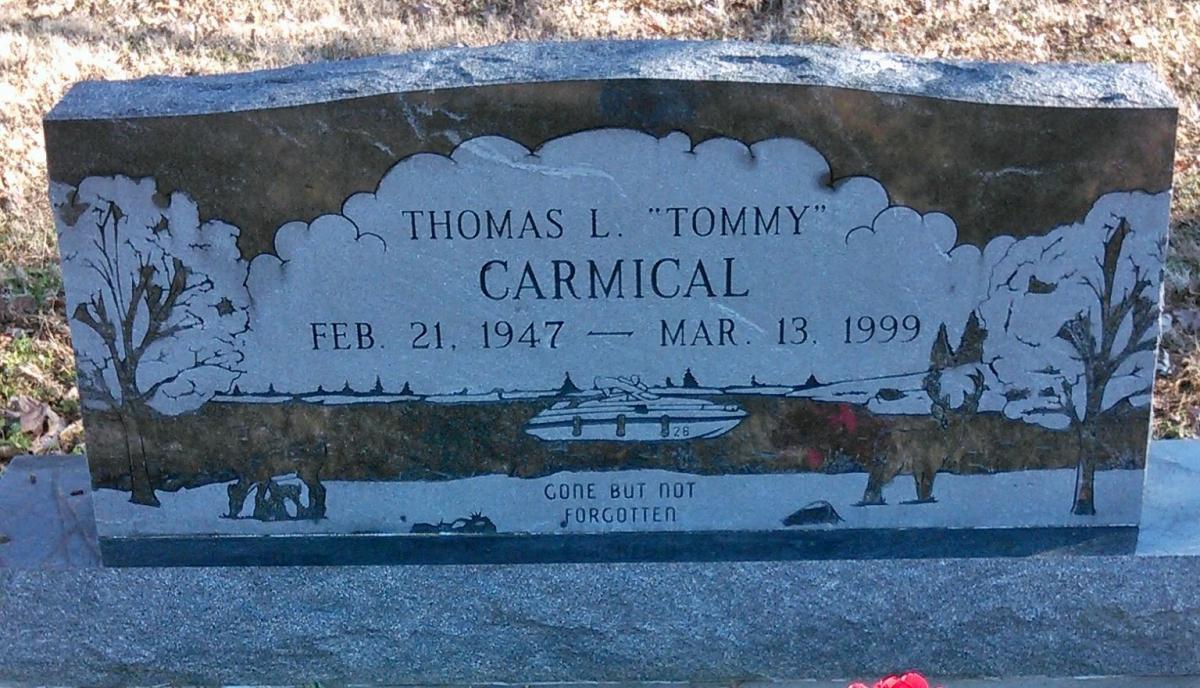 OK, Grove, Buzzard Cemetery, Carmical, Thomas L. Headstone