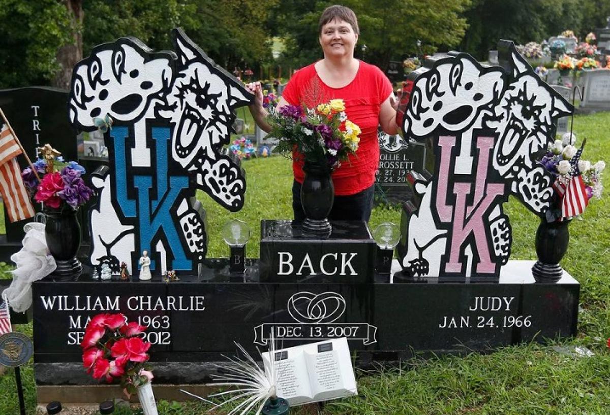 OK, Grove, Headstone Symbols and Meanings, University of Kentucky Wildcats