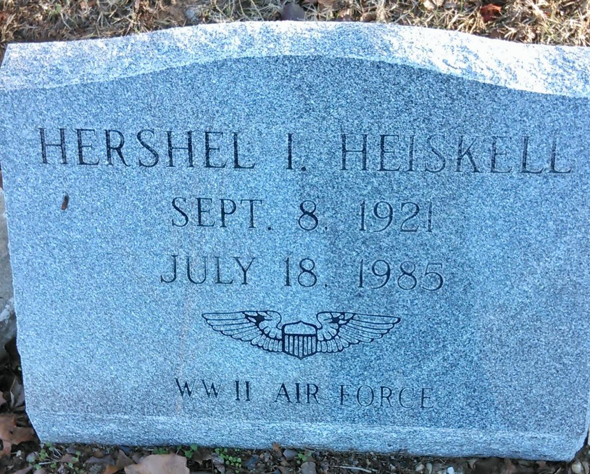 OK, Grove, Buzzard Cemetery, Heiskell, Hershel Isaac Headstone