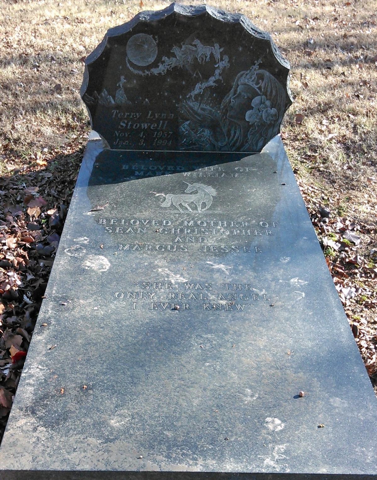 OK, Grove, Buzzard Cemetery, Stowell, Terry Lynn Headstone