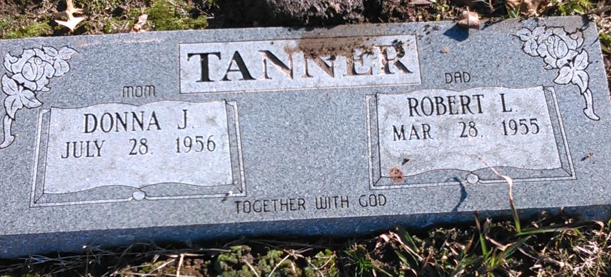 OK, Grove, Buzzard Cemetery, Tanner, Robert L. & Donna J. Headstone