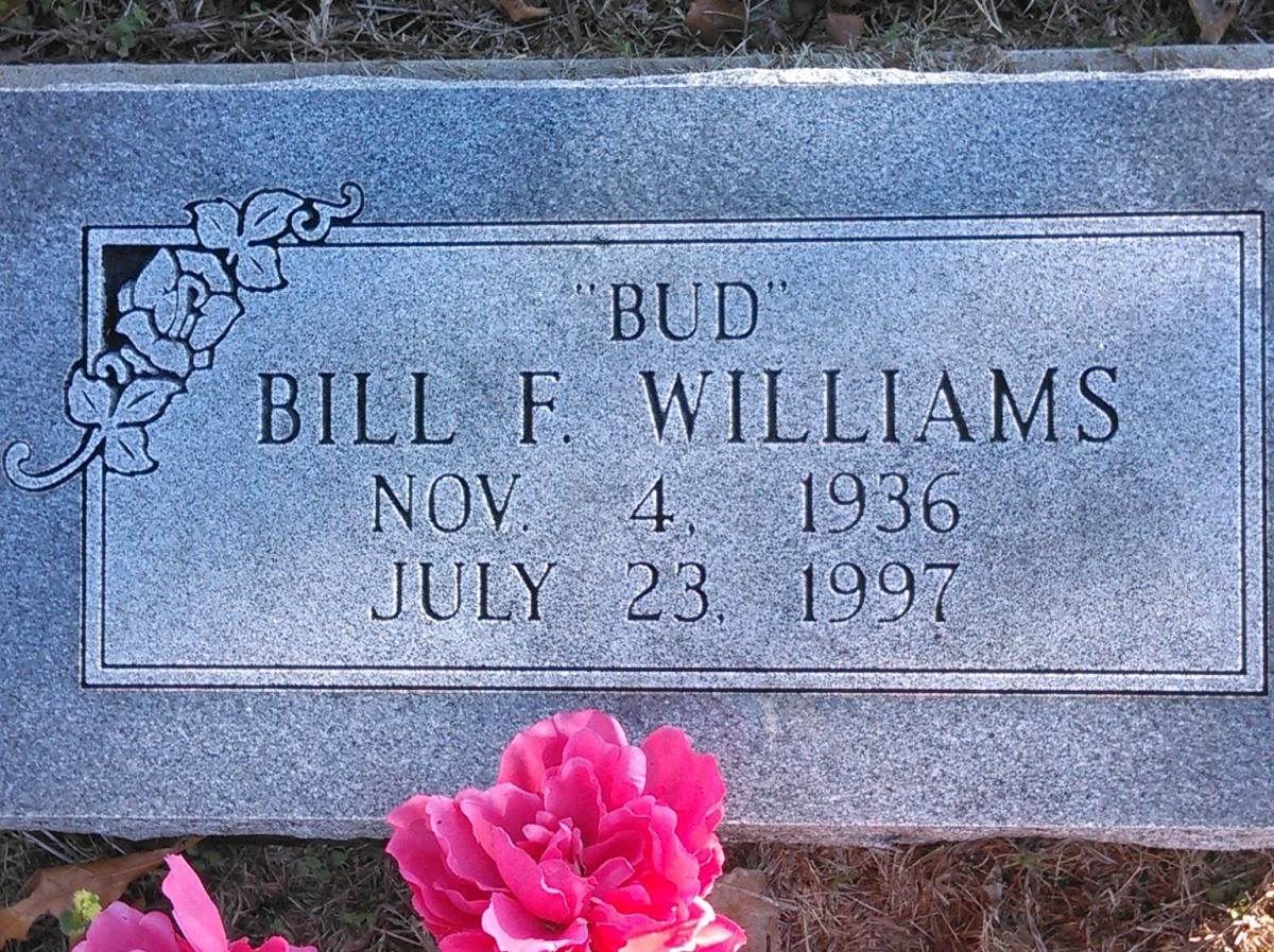 OK, Grove, Buzzard Cemetery, Williams, Bill F. Headstone