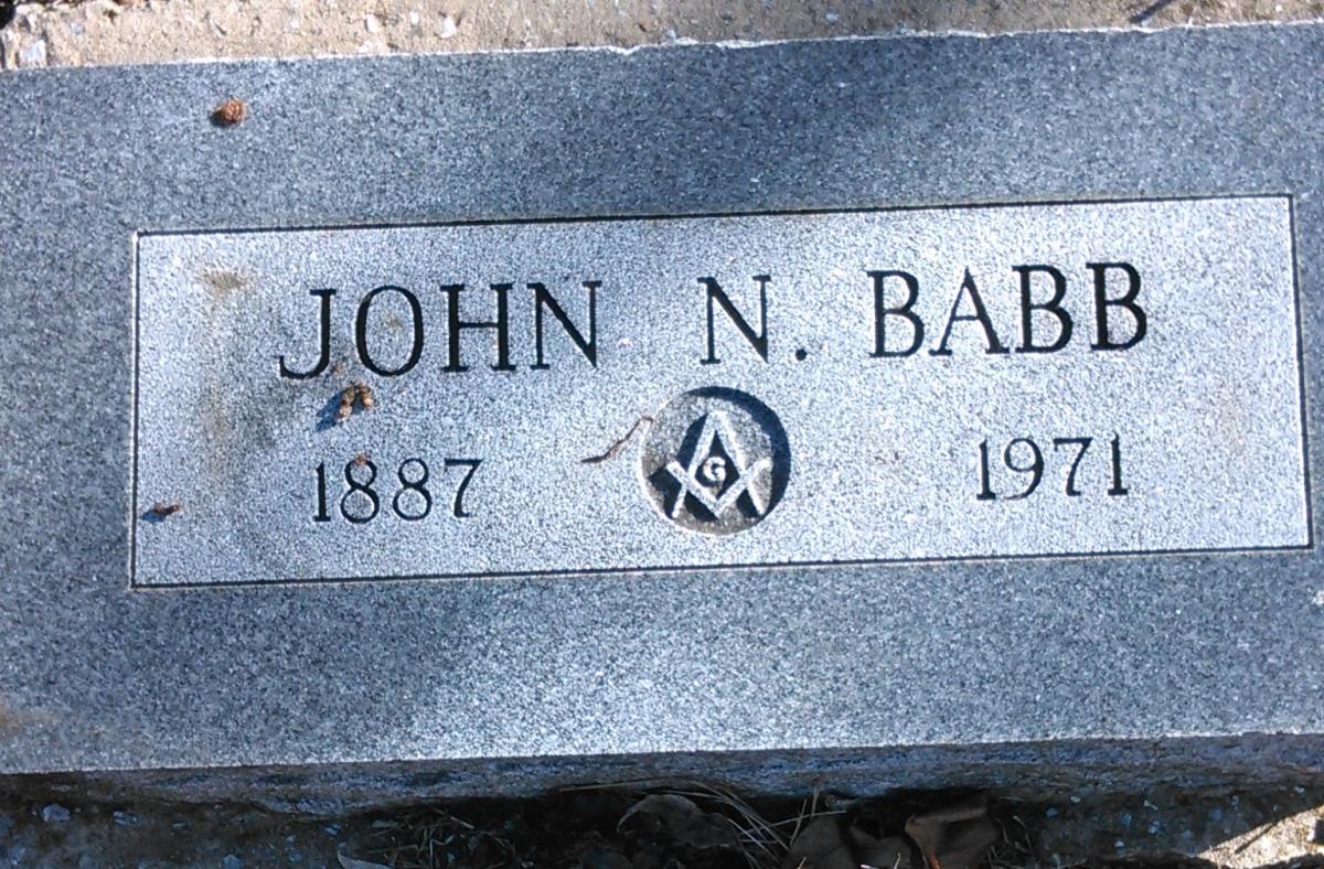 OK, Grove, Buzzard Cemetery, Babb, John N.