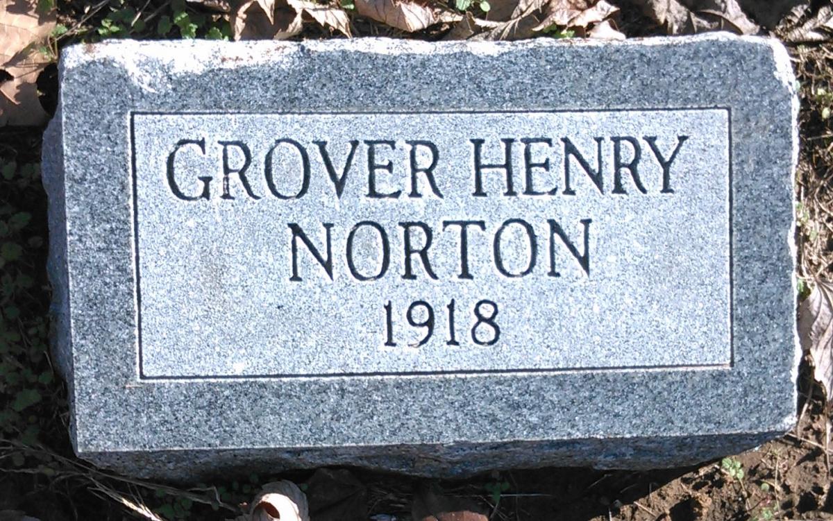 OK, Grove, Buzzard Cemetery, Norton, Grover Henry Headstone