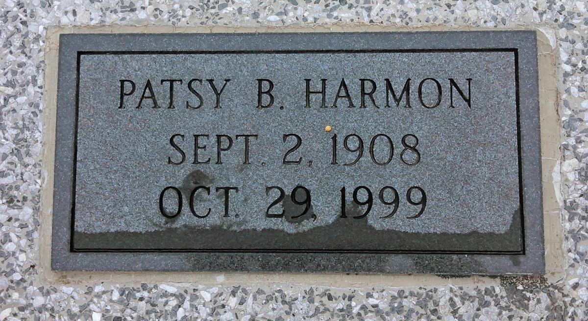 OK, Grove, Olympus Cemetery, Harmon, Patsy B. Headstone
