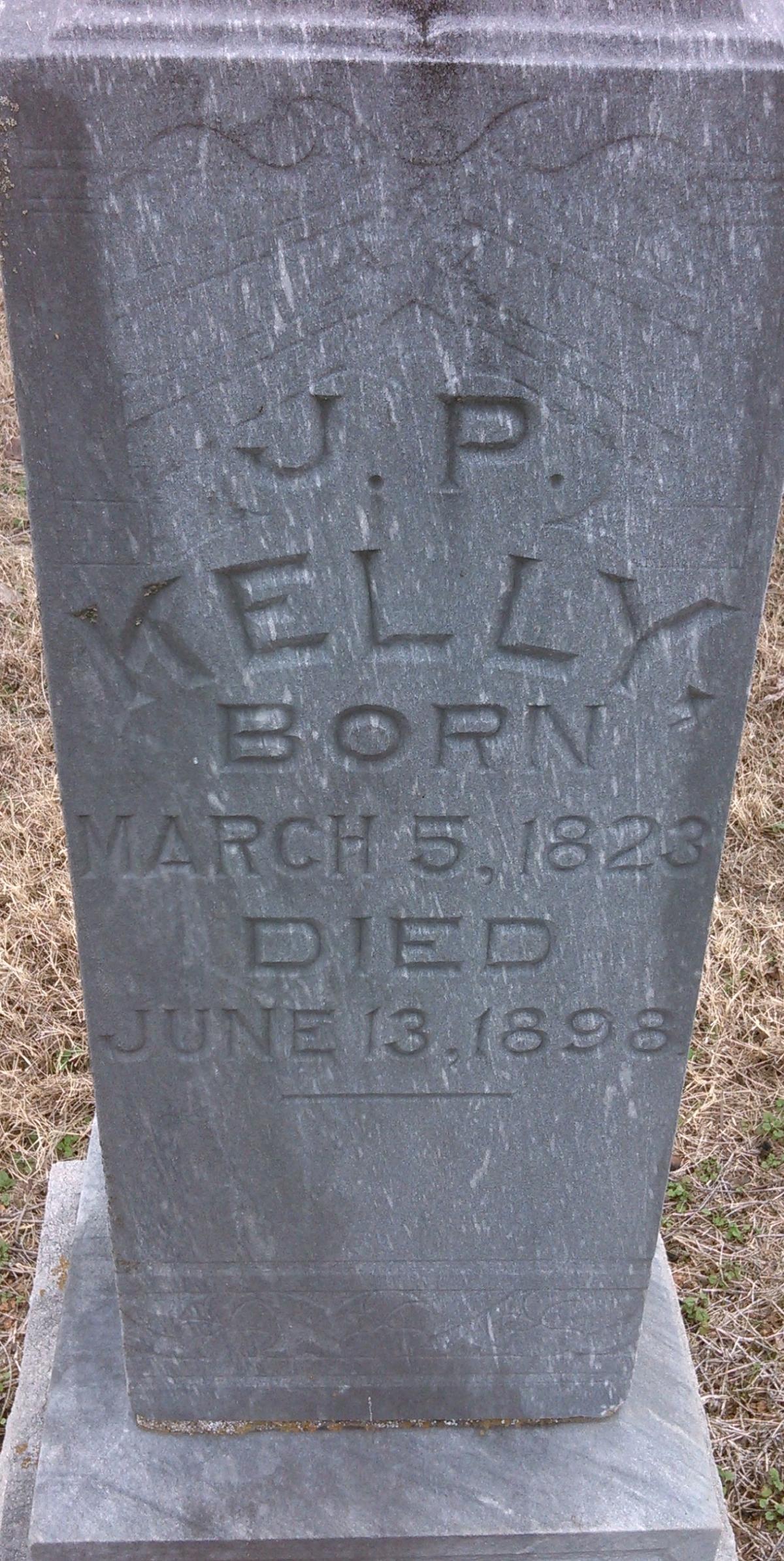 OK, Grove, Olympus Cemetery, Kelly, J. P. Headstone