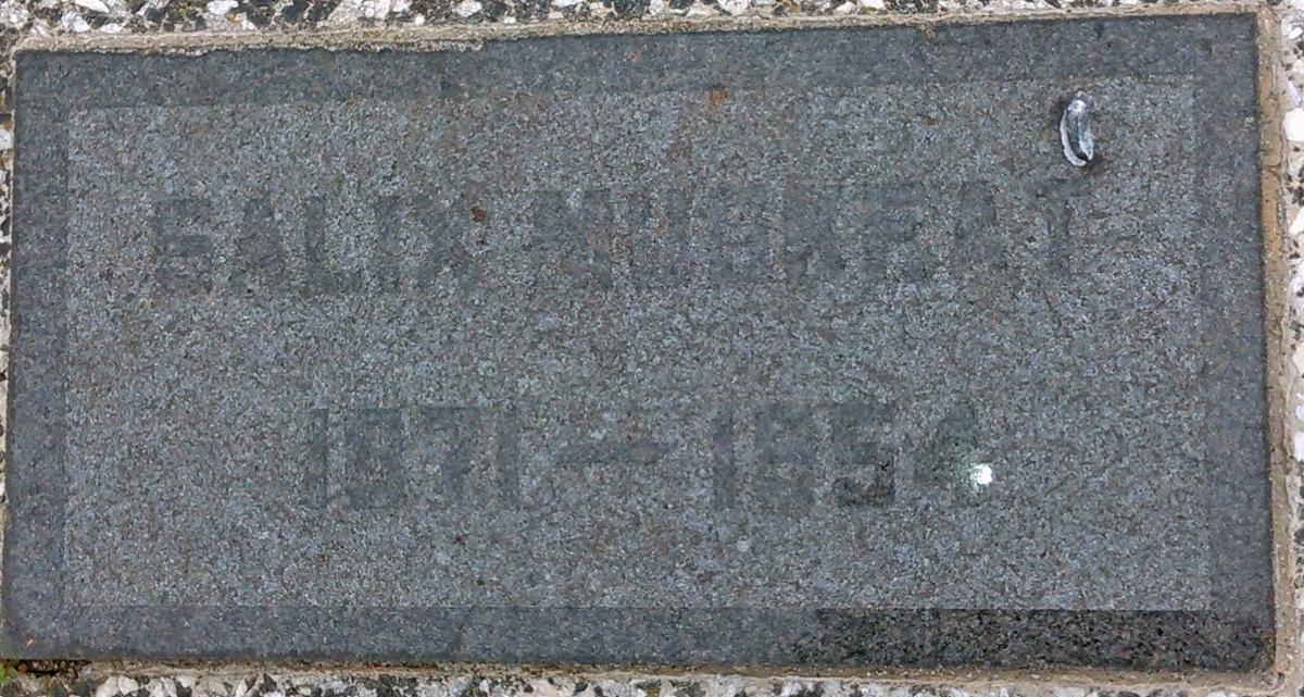 OK, Grove, Olympus Cemetery, Muskrat, Salix Headstone