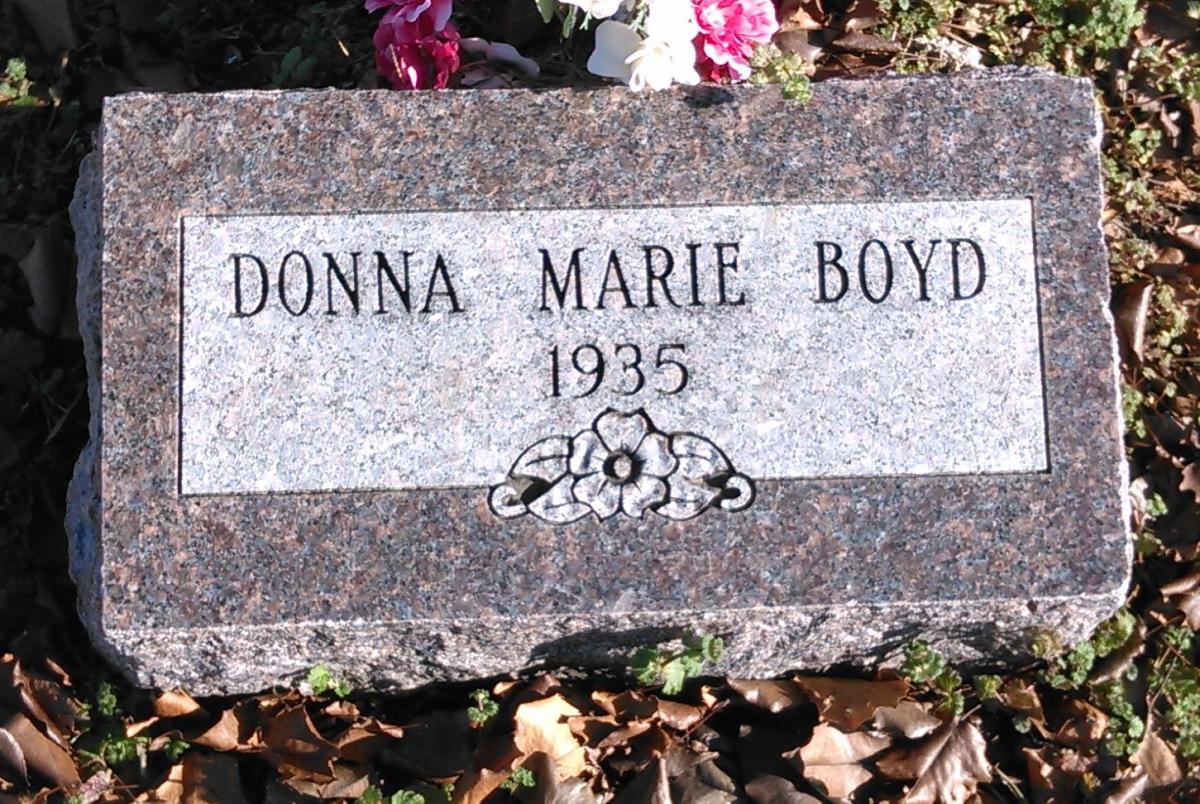OK, Grove, Buzzard Cemetery, Boyd, Donna Marie Headstone