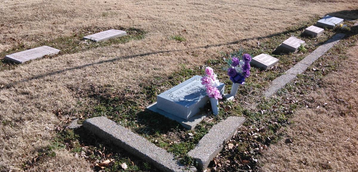 OK, Grove, Buzzard Cemetery, Crockett Family Plot