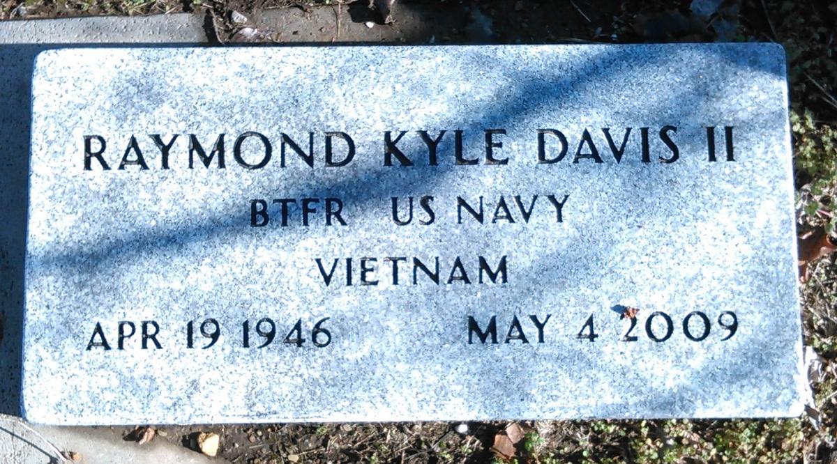 OK, Grove, Buzzard Cemetery, Davis, Raymond Kyle II Headstone