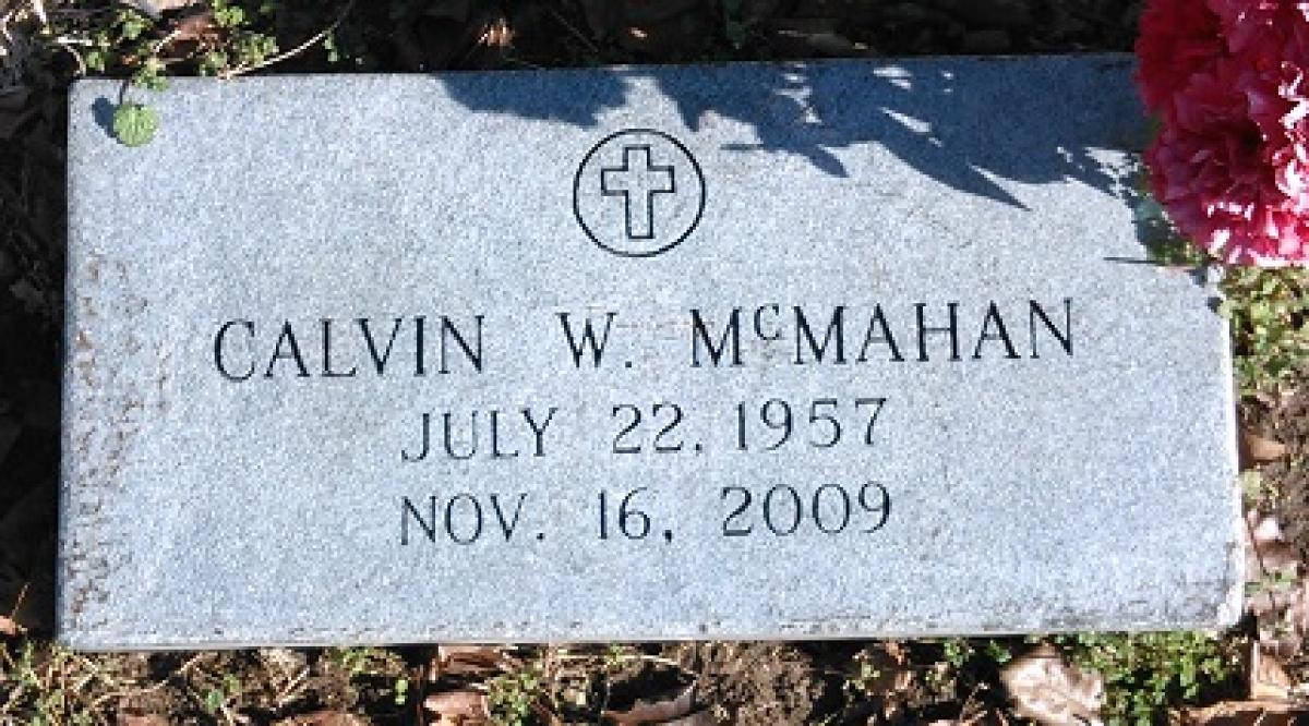 OK, Grove, Buzzard Cemetery, McMahan, Calvin W. Headstone