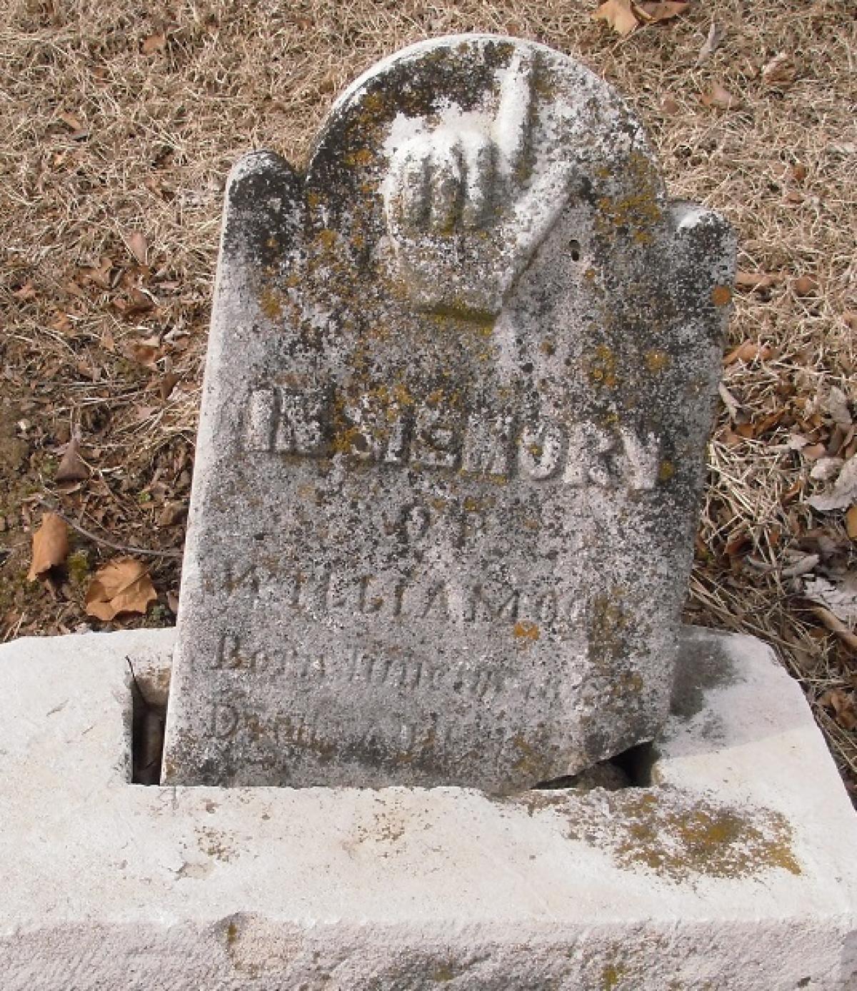 OK, Grove, Buzzard Cemetery, Cox, William O. Headstone