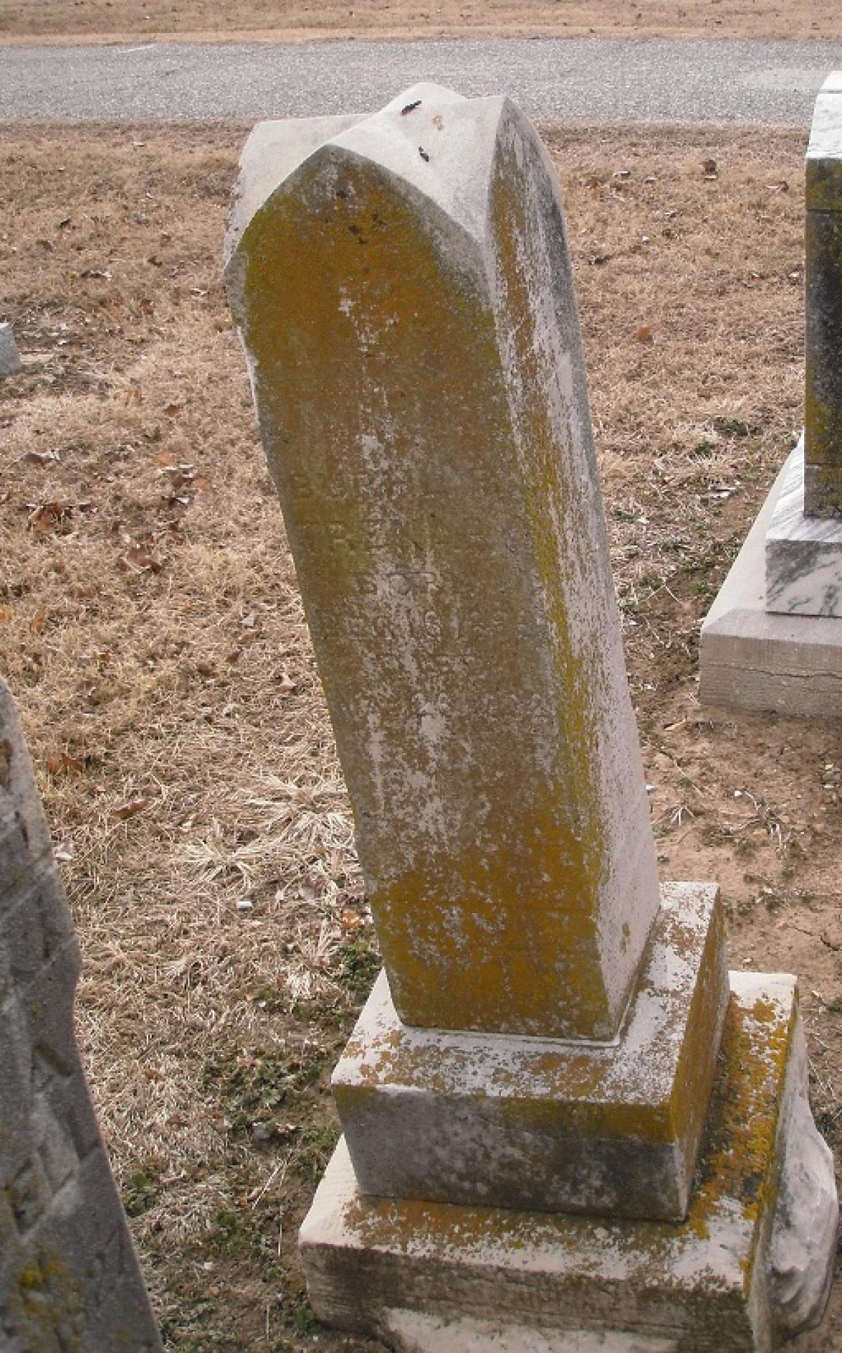 OK, Grove, Buzzard Cemetery, Trenary, Burhl R. Headstone