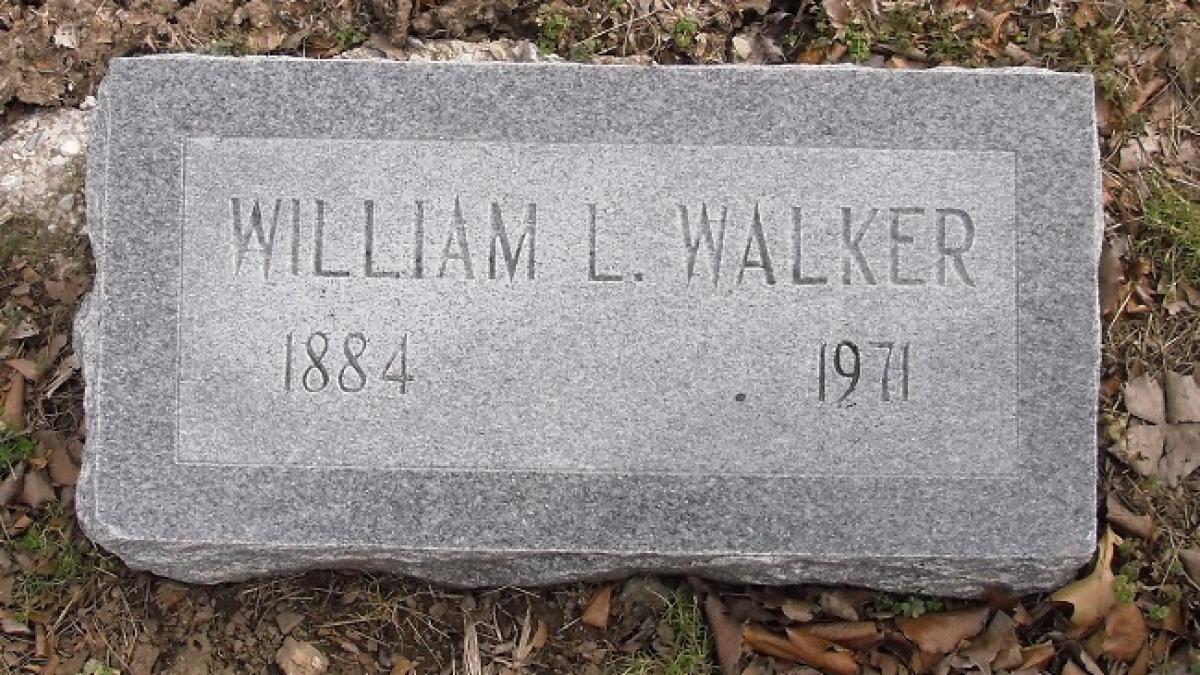 OK, Grove, Buzzard Cemetery, Walker, William L. Headstone