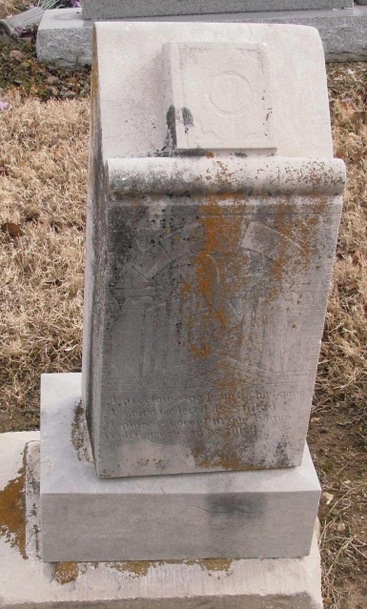 OK, Grove, Buzzard Cemetery, Whitetree, John H. & Jennie E. Headstone