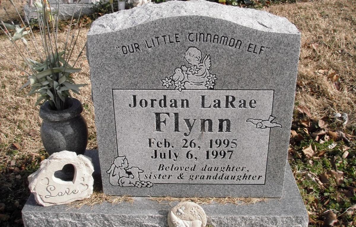 OK, Grove, Buzzard Cemetery, Flynn, Jordan LaRae Headstone