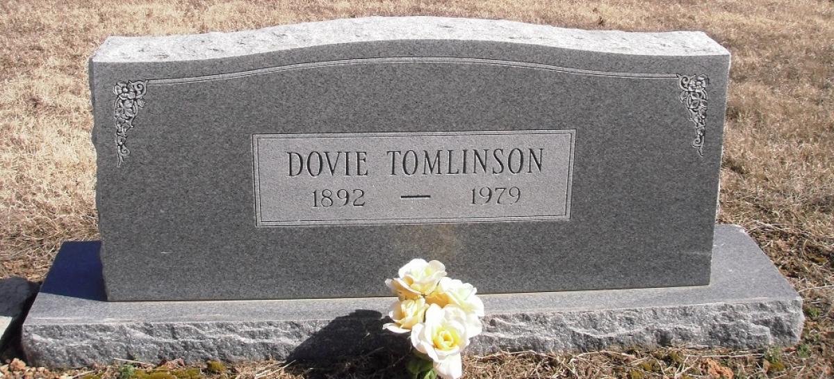OK, Grove, Olympus Cemetery, Tomlinson, Dovie Headstone