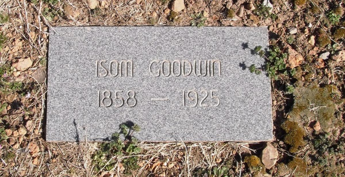 OK, Grove, Olympus Cemetery, Headstone, Goodwin, Isom 