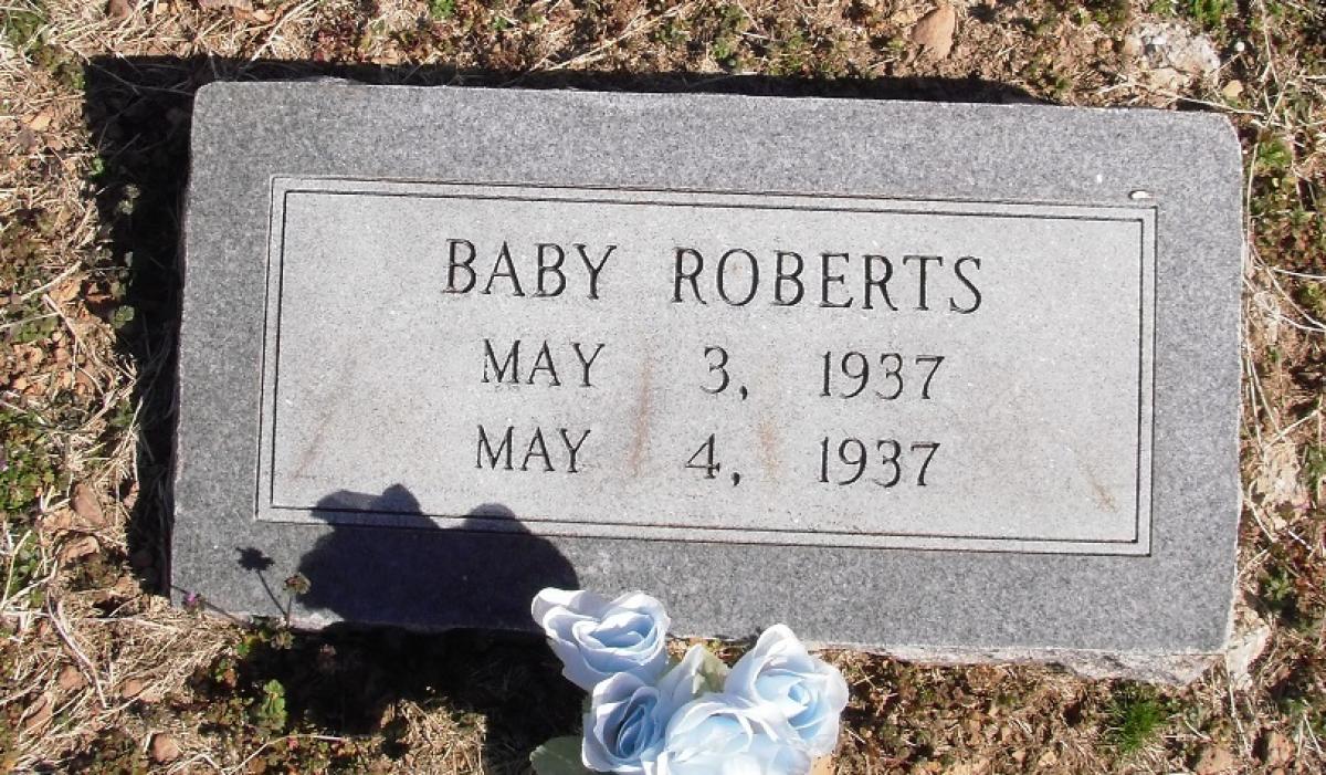 OK, Grove, Olympus Cemetery, Roberts, Infant