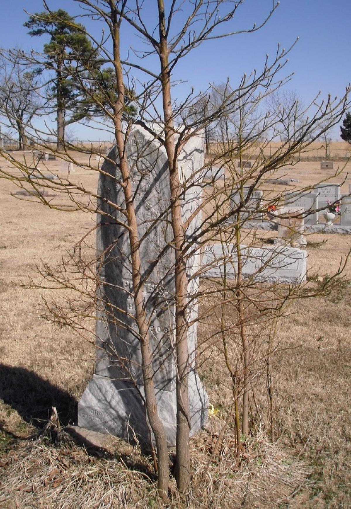 OK, Grove, Olympus Cemetery, Powell, R. W. Headstone