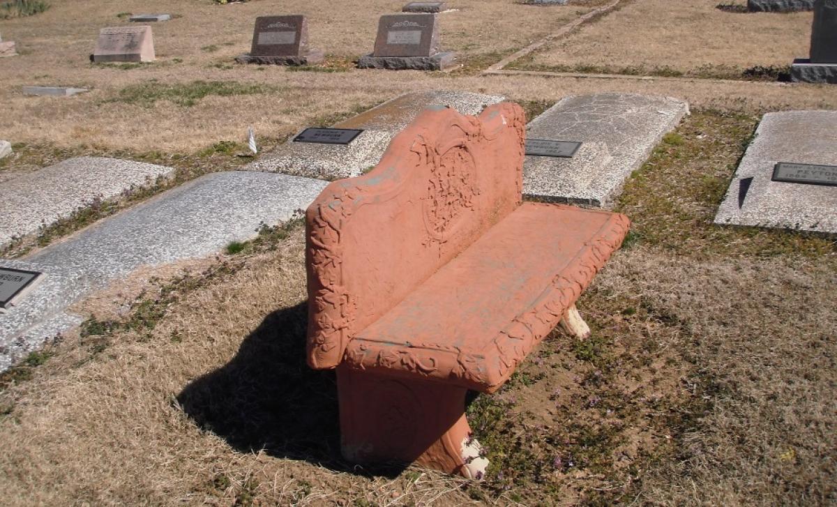 OK, Grove, Olympus Cemetery, Bench Seat (Section 1)