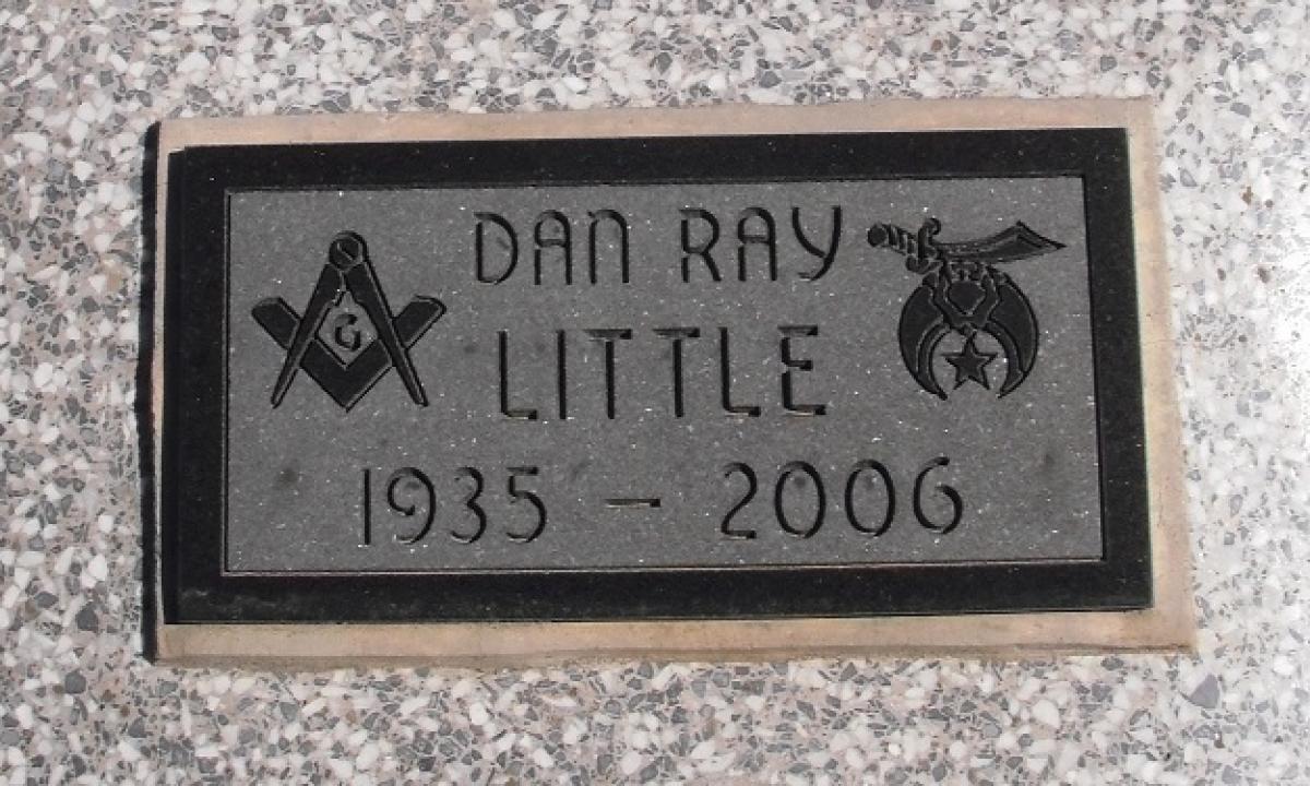 OK, Grove, Olympus Cemetery, Headstone, Little, Dan Ray