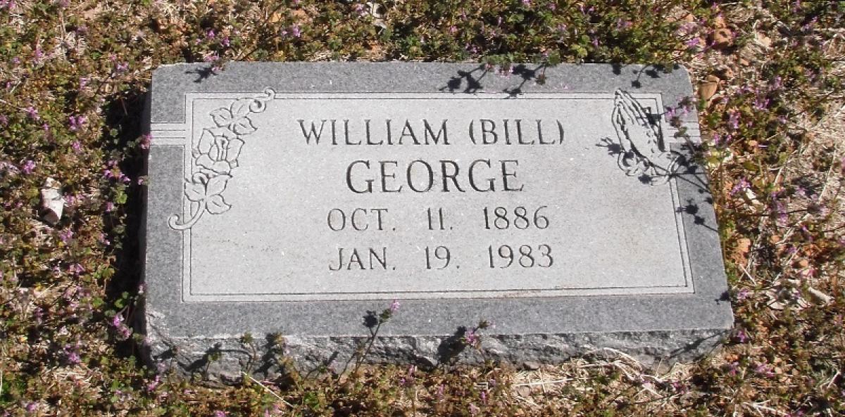 OK, Grove, Olympus Cemetery, Headstone, George, William "Bill" 