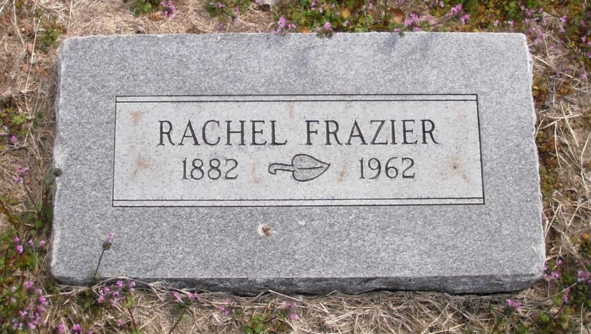 OK, Grove, Olympus Cemetery, Headstone, Frazier, Rachel 