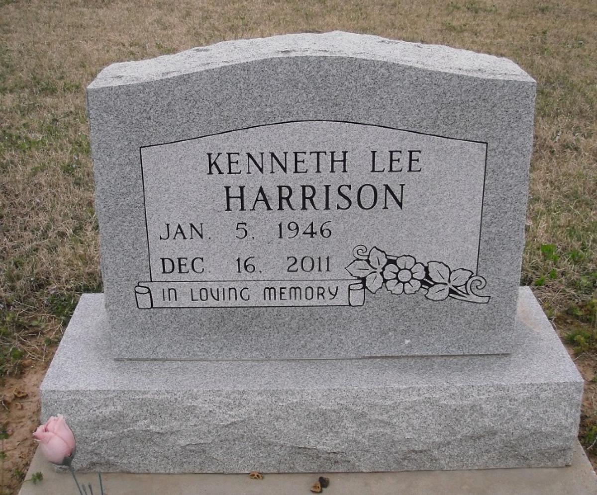 OK, Grove, Olympus Cemetery, Headstone, Harrison, Kenneth Lee 