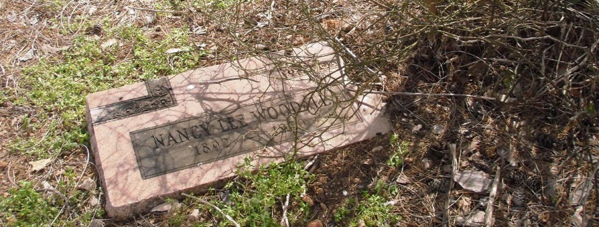 OK, Grove, Olympus Cemetery, Woodall, Nancy Lee Headstone