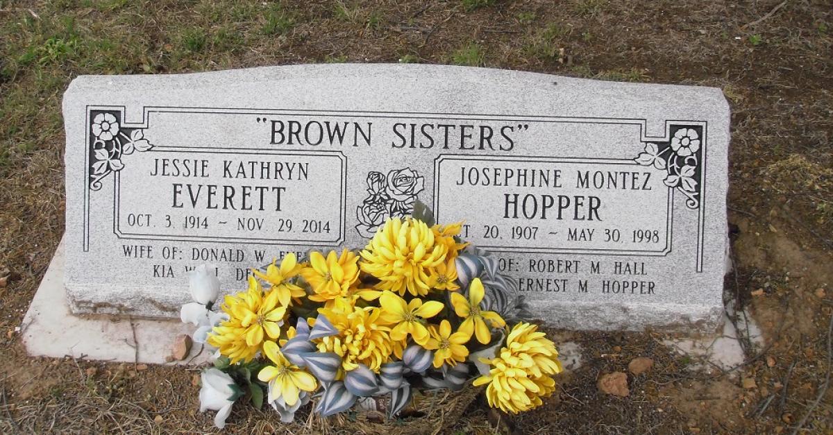 OK, Grove, Olympus Cemetery, Everett, Jessie Kathryn (Brown) Headstone