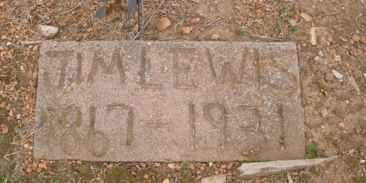 OK, Grove, Olympus Cemetery, Lewis, Jim Headstone