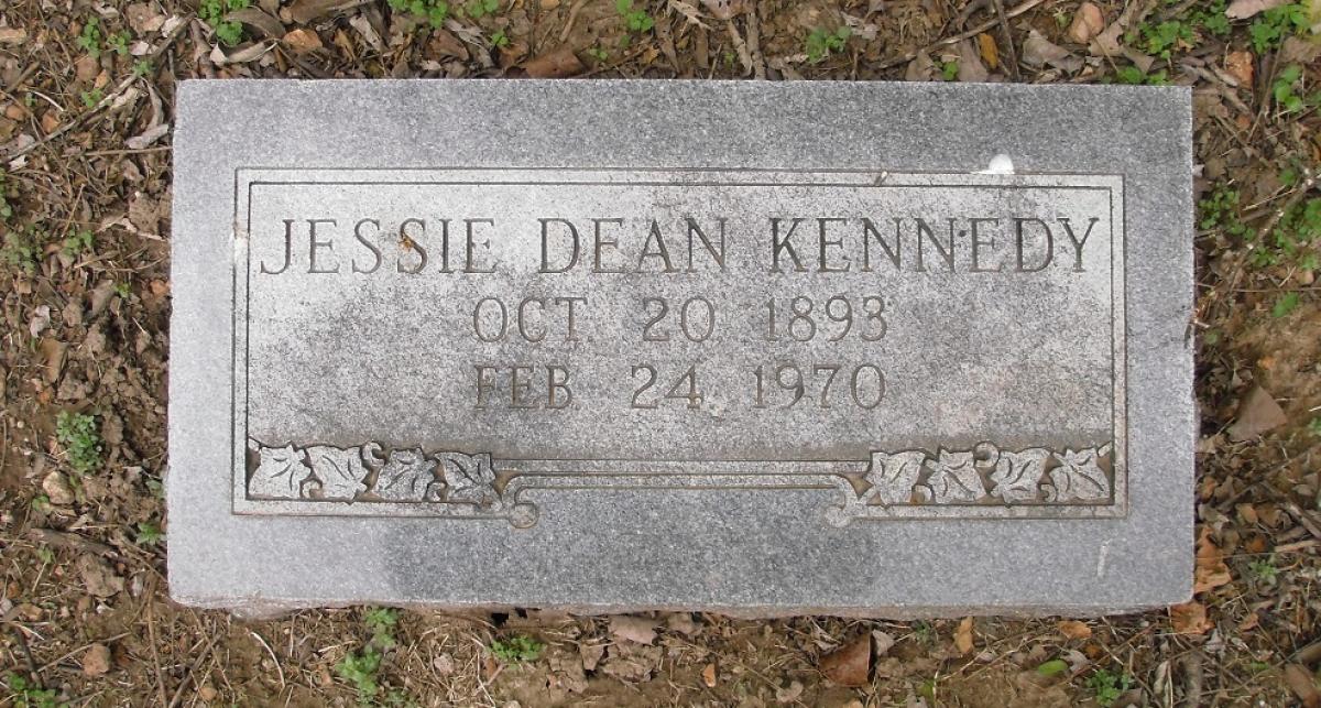 OK, Grove, Olympus Cemetery, Kennedy, Jessie Dean Headstone