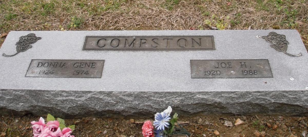 OK, Grove, Olympus Cemetery, Compston, Donna Gene & Joe H. Headstone