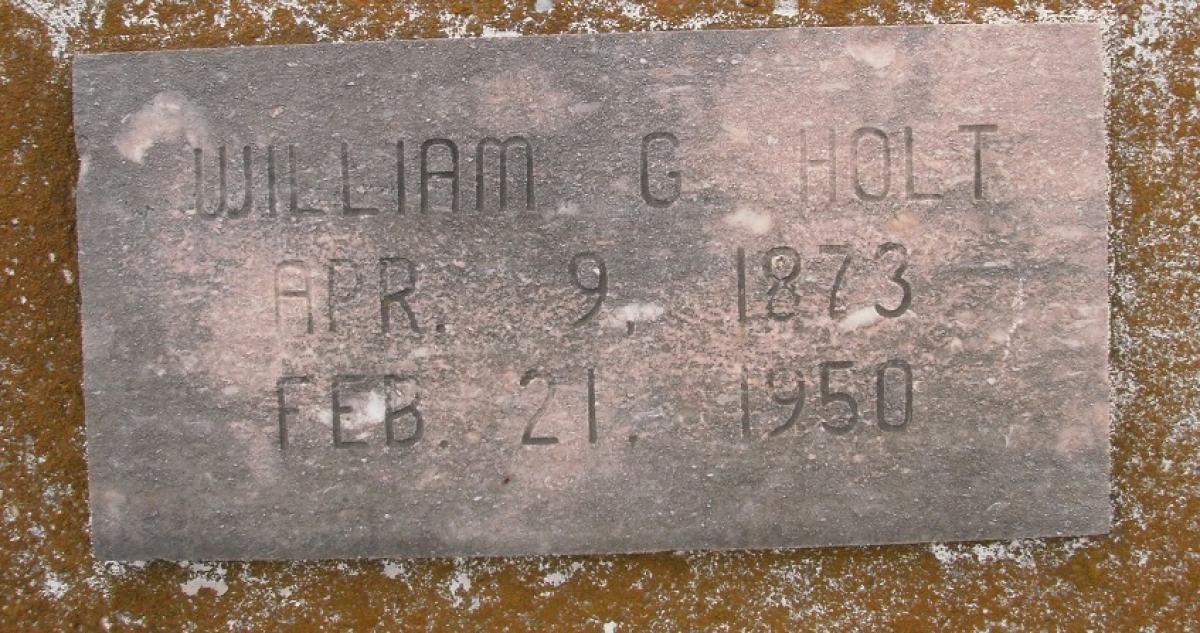 OK, Grove, Olympus Cemetery, Holt, William G. Headstone