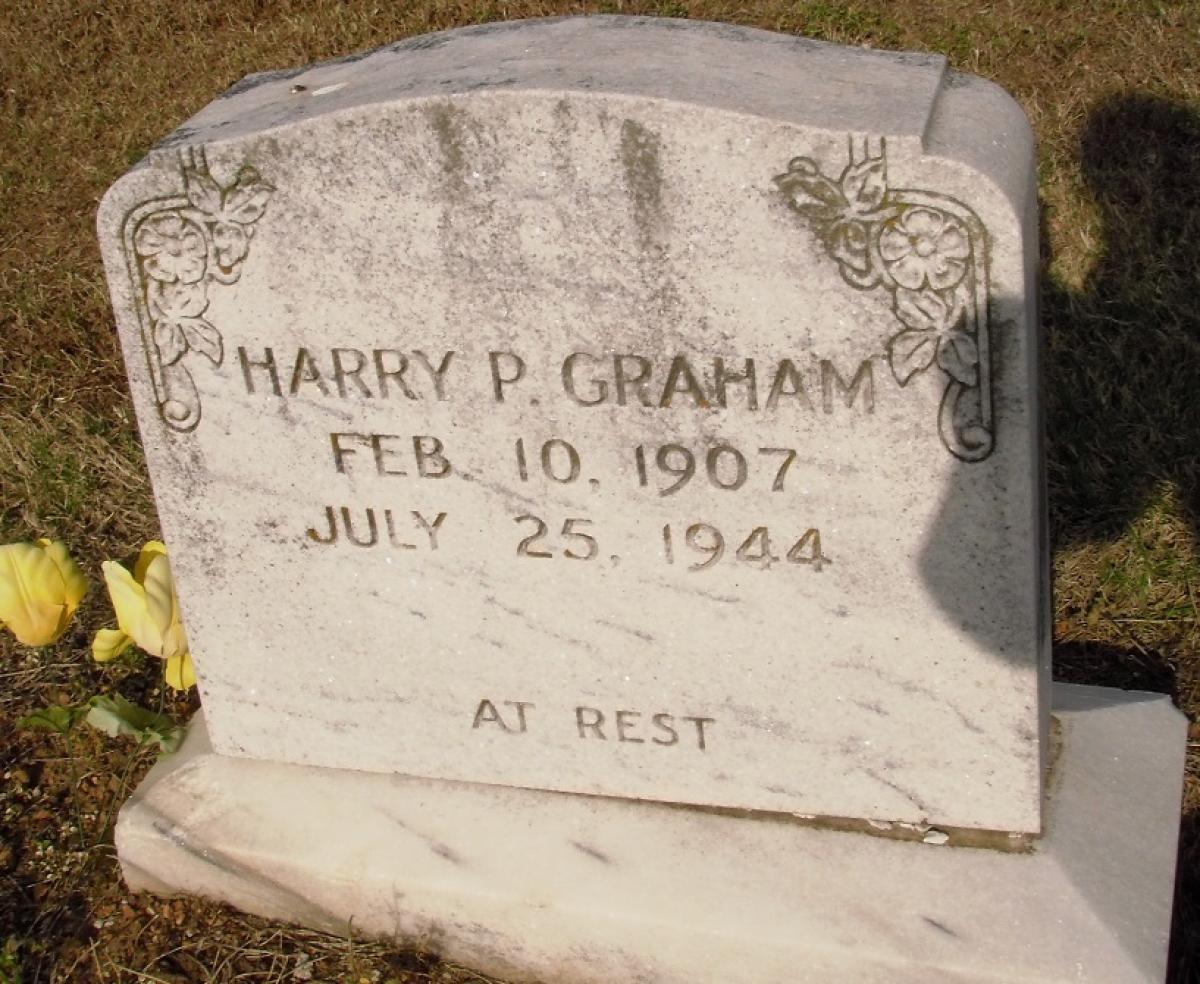 OK, Grove, Olympus Cemetery, Graham, Harry P. Headstone