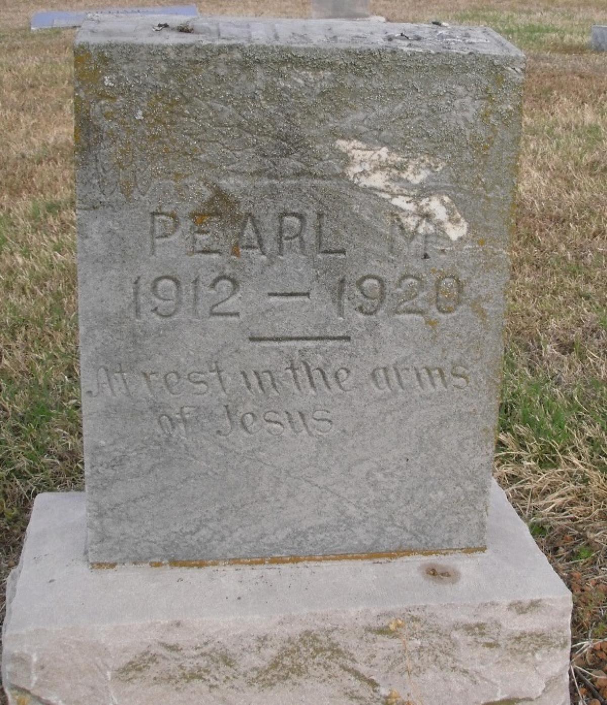 OK, Grove, Olympus Cemetery, Johnson, Pearl M. Headstone