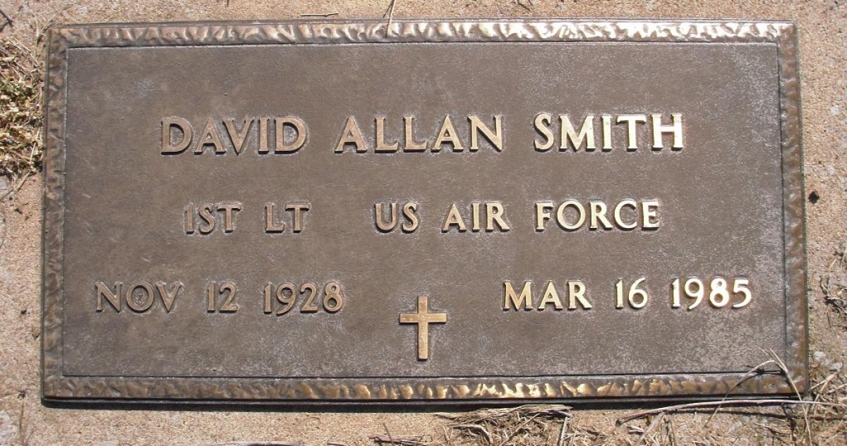 OK, Grove, Olympus Cemetery, Smith, David Allan Military Headstone