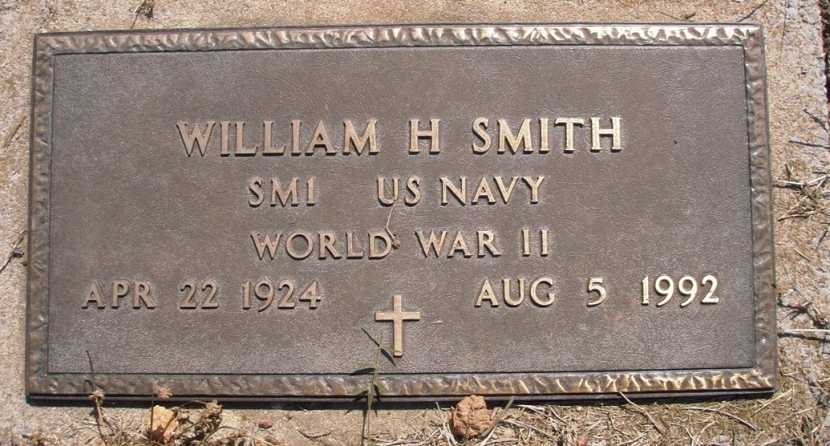 OK, Grove, Olympus Cemetery, Smith, William H. Military Headstone
