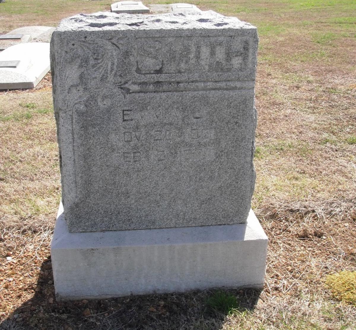 OK, Grove, Olympus Cemetery, Smith, Emma J. Headstone