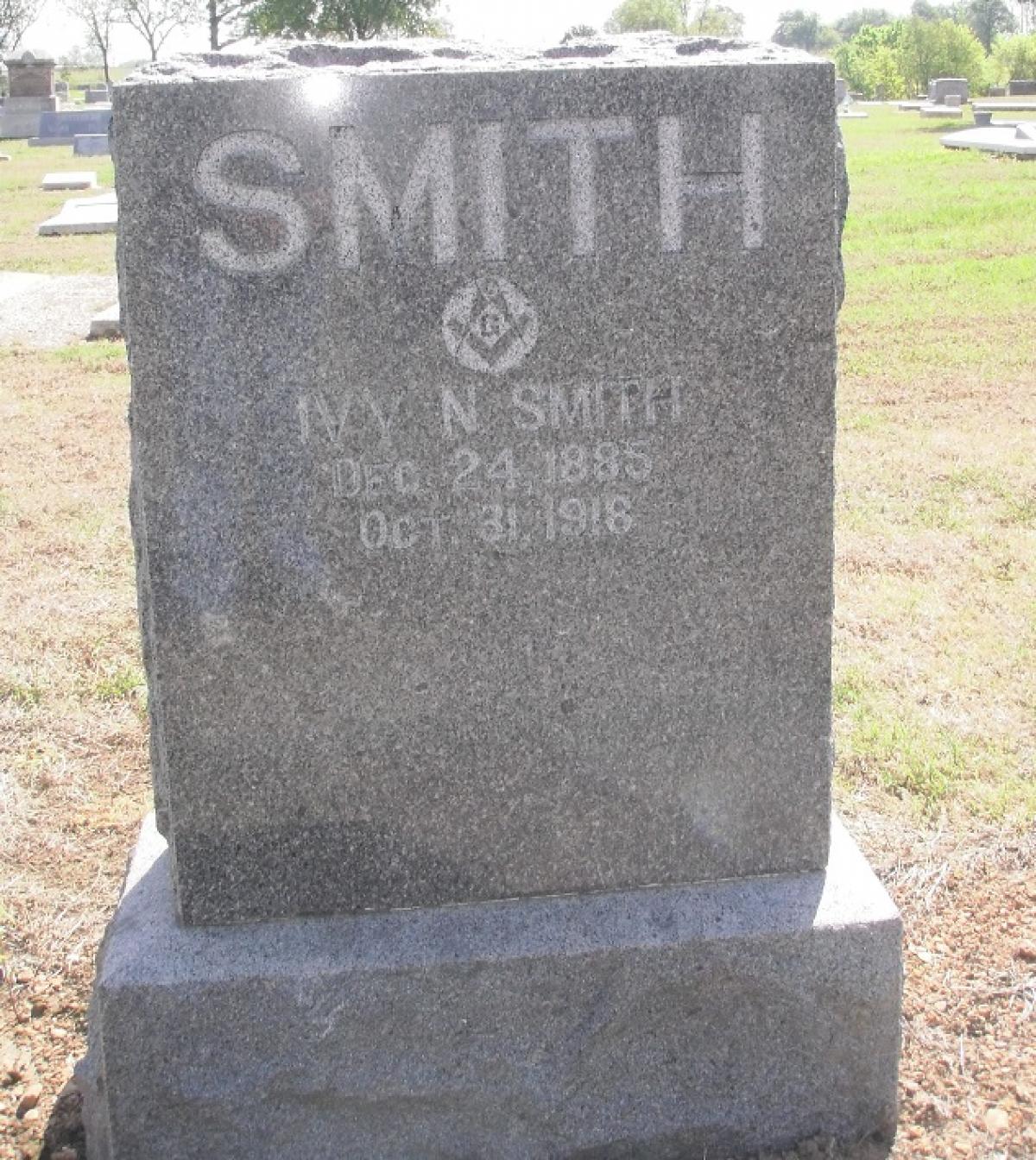 OK, Grove, Olympus Cemetery, Smith, Ivy N. Headstone